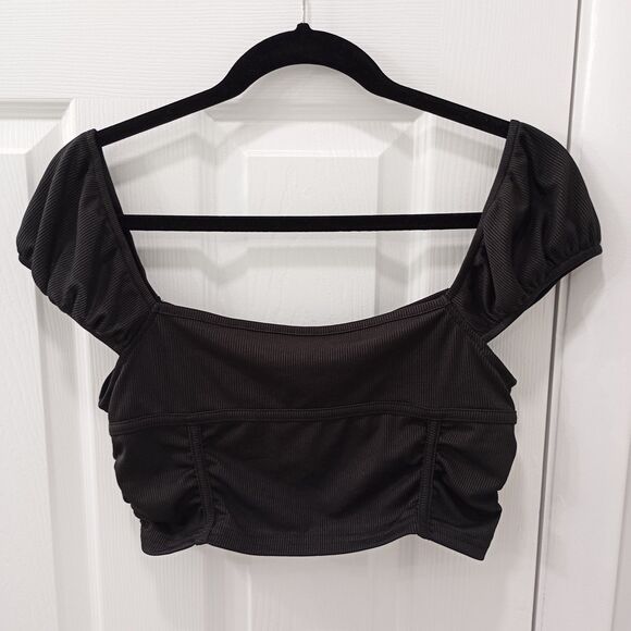 Crop Top  Size M Women's Black - Picture 6 of 12